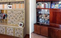 Как обновить старую мебельную стенку своими руками с фото до и после